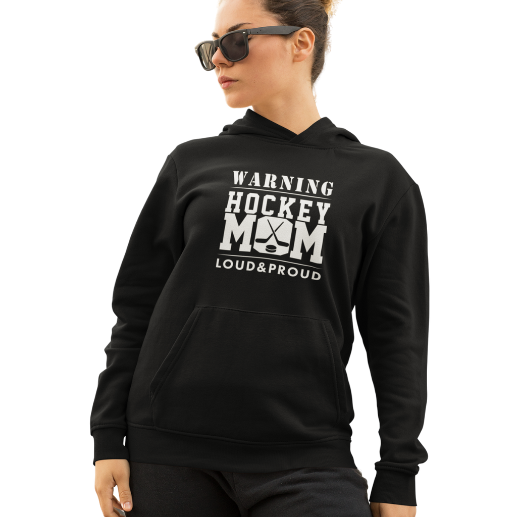 HD Warning Hockey Mom