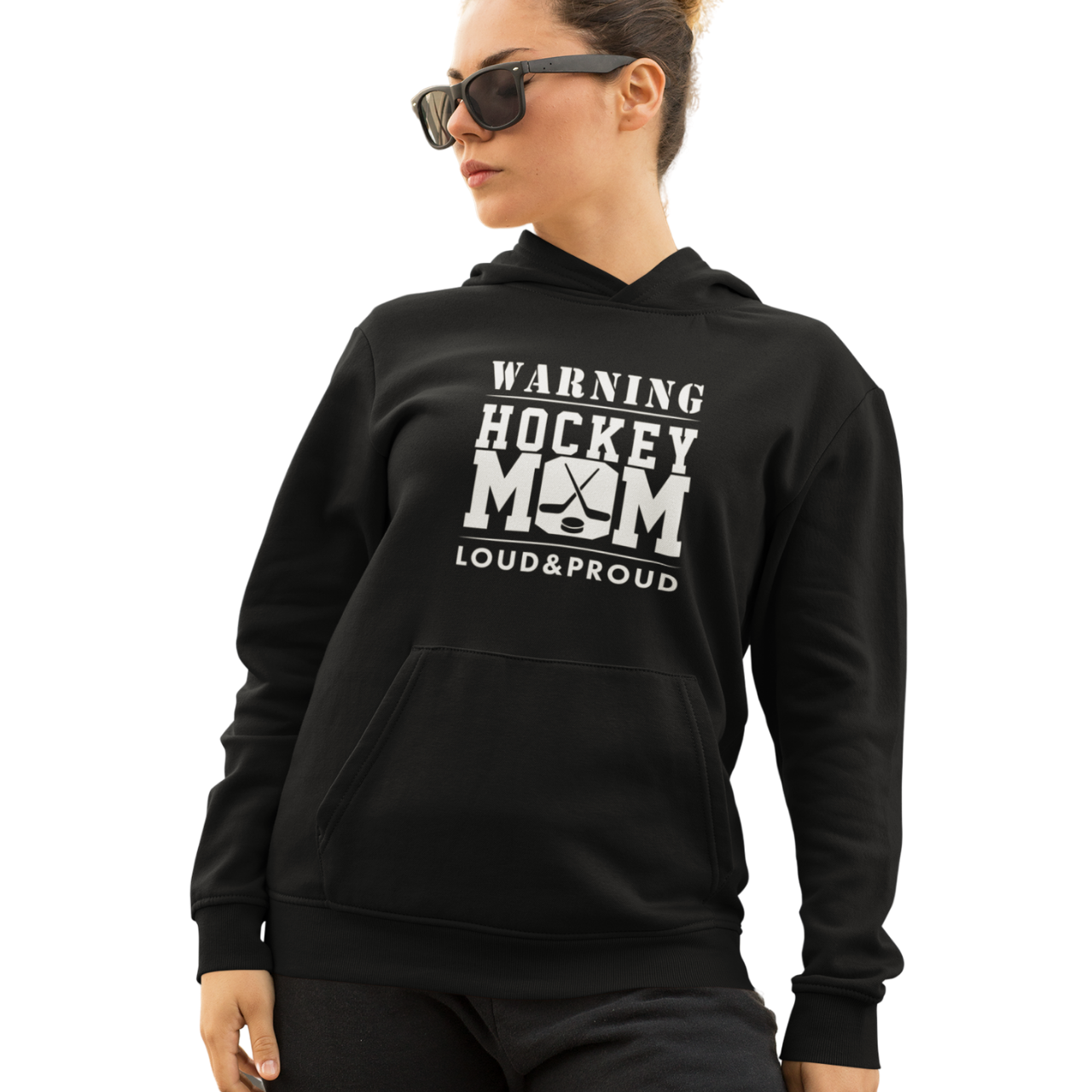 HD Warning Hockey Mom