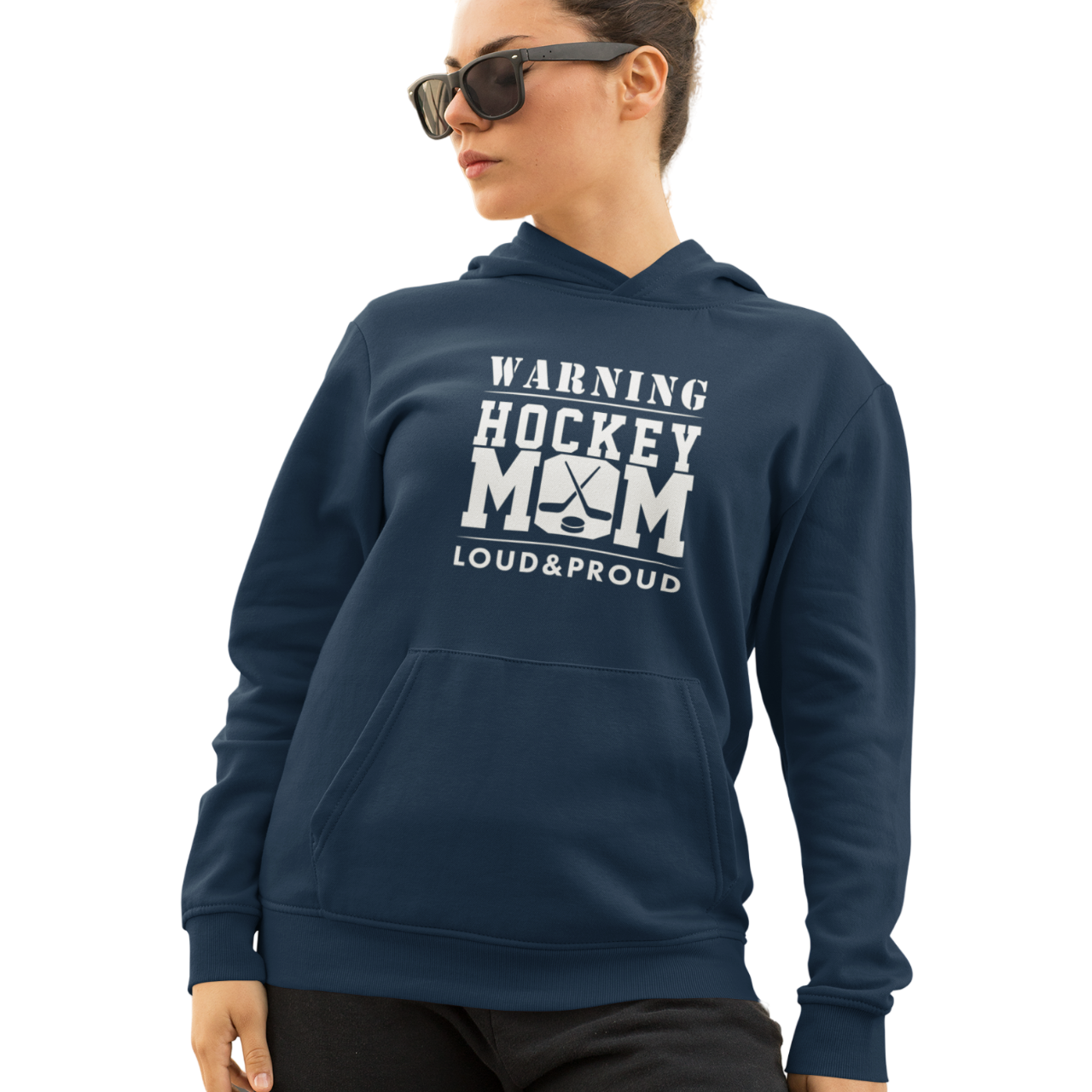 HD Warning Hockey Mom